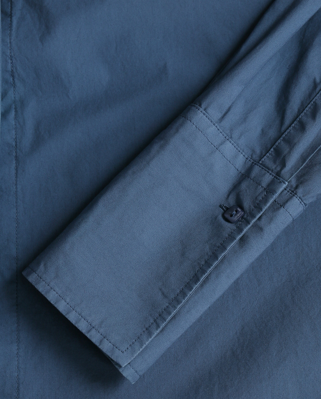 Удлиненная рубашка из хлопка Merсi  –  Деталь  – Цвет:  Синий