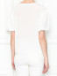 Блуза из шелка с короткими рукавами Moschino  –  МодельВерхНиз1