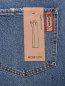 Укороченные джинсы с бахромой Marina Rinaldi  –  Деталь