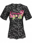 Крежевная блуза с вышивкой Ermanno Firenze  –  Общий вид