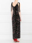 Бархатное платье с цветочным узором Antonio Marras  –  Модель Верх-Низ1