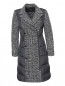 Двубортное пальто с узором Karl Lagerfeld  –  Общий вид