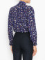 Блуза с цветочным узором на пуговицах Max&Co  –  МодельВерхНиз1