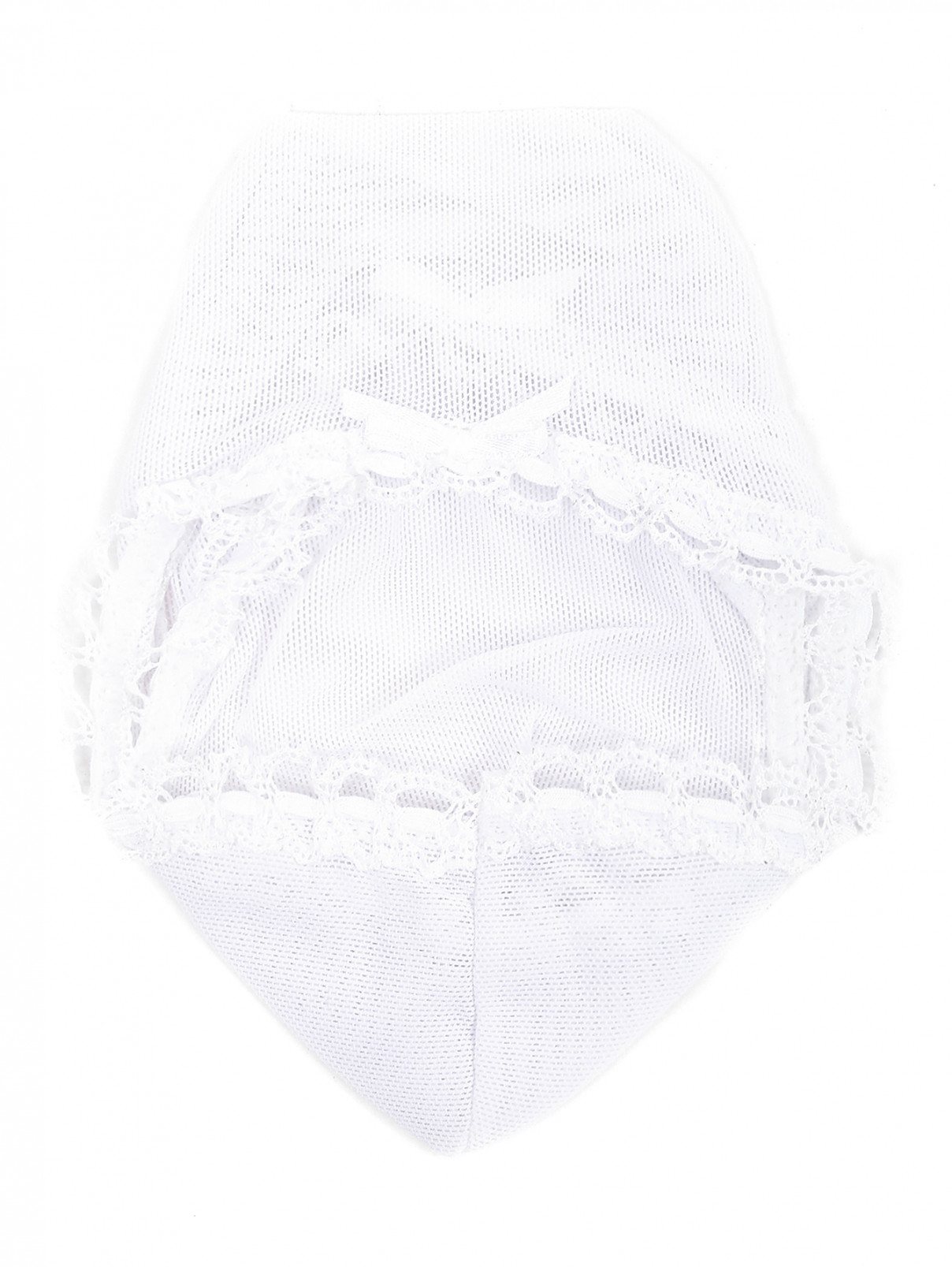 Носки с кружевной отделкой Story Loris  –  Общий вид  – Цвет:  Белый