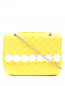 Стеганая сумка с аппликацией на ремне-цепочке Moschino Boutique  –  Общий вид