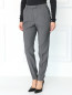 Узкие брюки из шерсти с боковыми карманами Barbara Bui  –  Модель Верх-Низ
