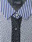 Блуза из хлопка с узором Marina Rinaldi  –  Деталь1