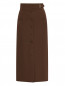 Юбка-карандаш из шерсти на пуговицах Alberta Ferretti  –  Общий вид