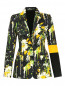 Пиджак из хлопка с цветочным узором Jean Paul Gaultier  –  Общий вид