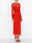 Платье макси с драпировками и завязками Diane von Furstenberg  –  МодельВерхНиз