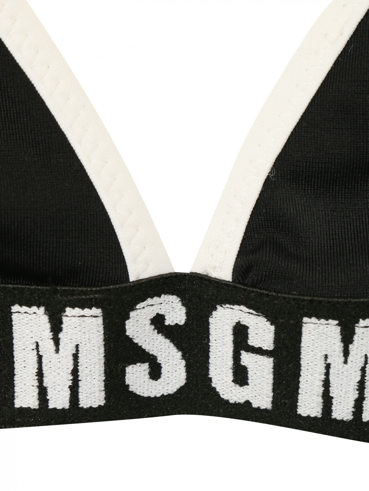 Раздельный купальник с логотипом MSGM  –  Деталь  – Цвет:  Черный