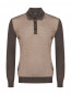 Пуловер с воротником-поло Bertolo  –  Общий вид