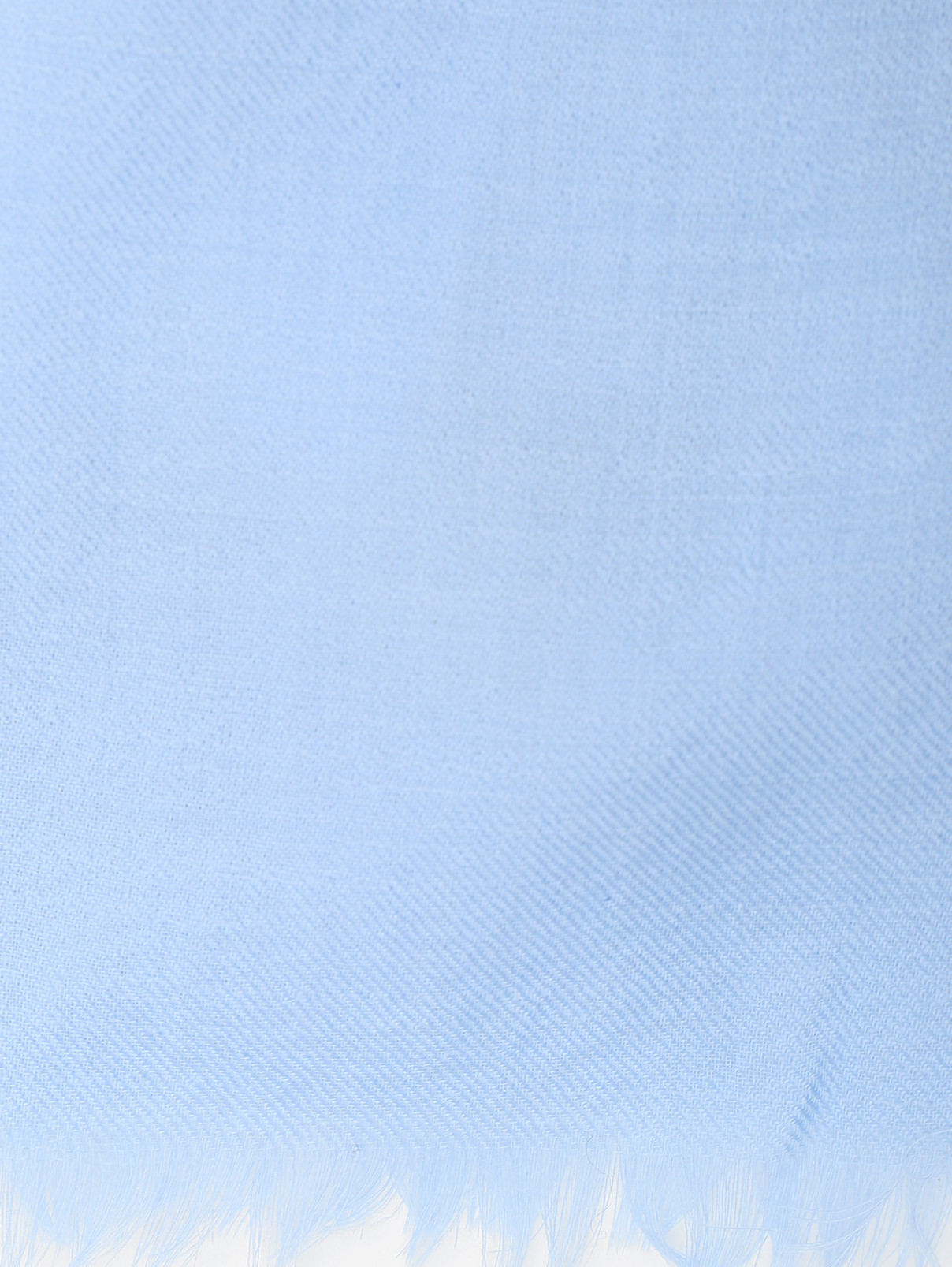 Однотонный шарф из кашемира Begg x Co  –  Деталь1  – Цвет:  Синий
