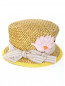 Соломенная шляпа с отделкой из текстиля Emporio Armani  –  Общий вид