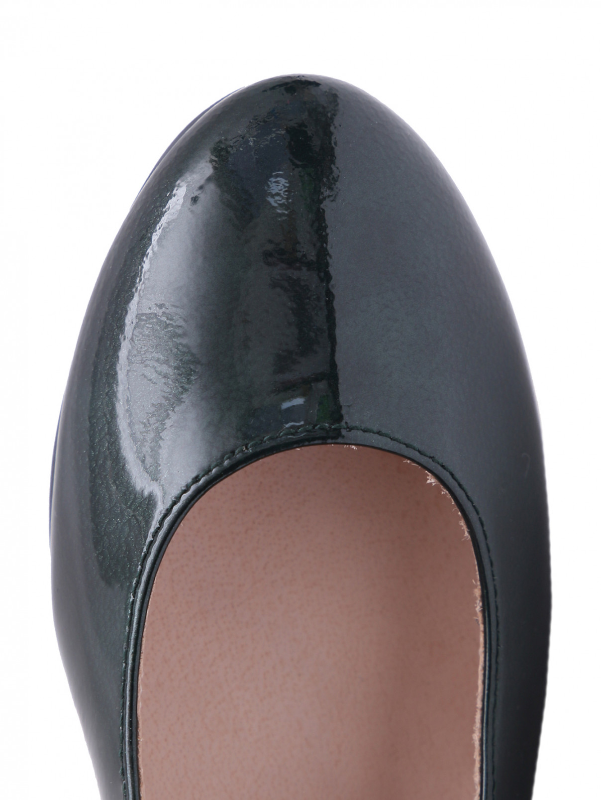 Туфли из лакированной кожи Beberlis  –  Обтравка3  – Цвет:  Зеленый