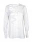 Блуза из хлопка с драпировкой Ermanno Scervino  –  Общий вид