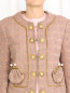 Укороченный жакет из смешанной шерсти с декором Moschino  –  Модель Общий вид1