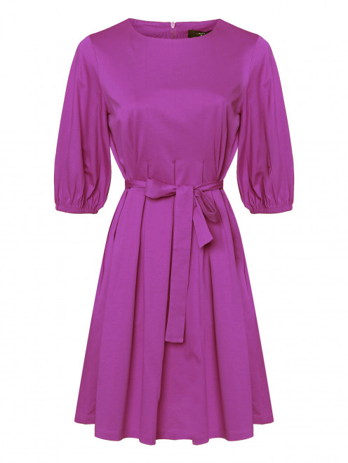 Однотонное платье из хлопка Weekend Max Mara - Общий вид