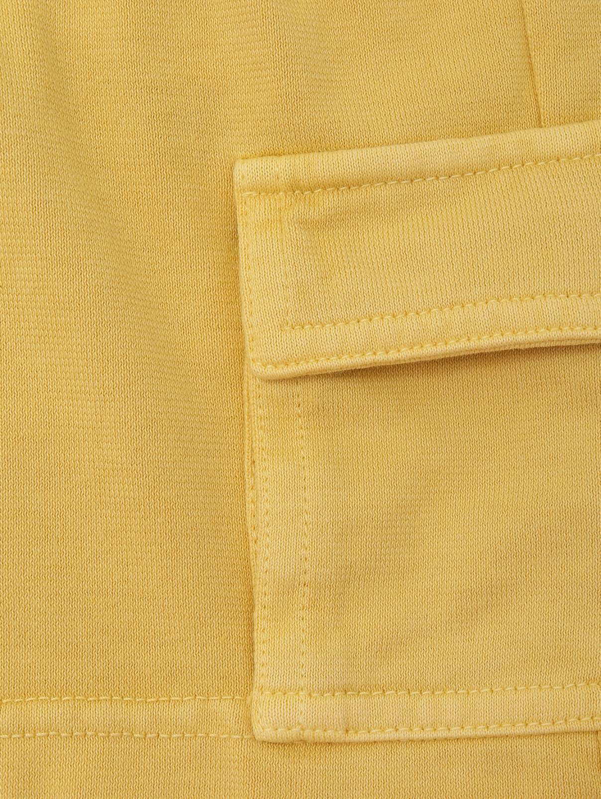 Шорты на резинке с карманом Il Gufo  –  Деталь1  – Цвет:  Желтый