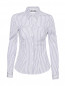 Рубашка из хлопка с узором полоска Moschino  –  Общий вид