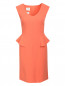 Платье-футляр из шерсти с баской Armani Collezioni  –  Общий вид
