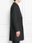 Пальто двубортное из шерсти и хлопка с узором "клетка" Paul Smith  –  МодельВерхНиз2