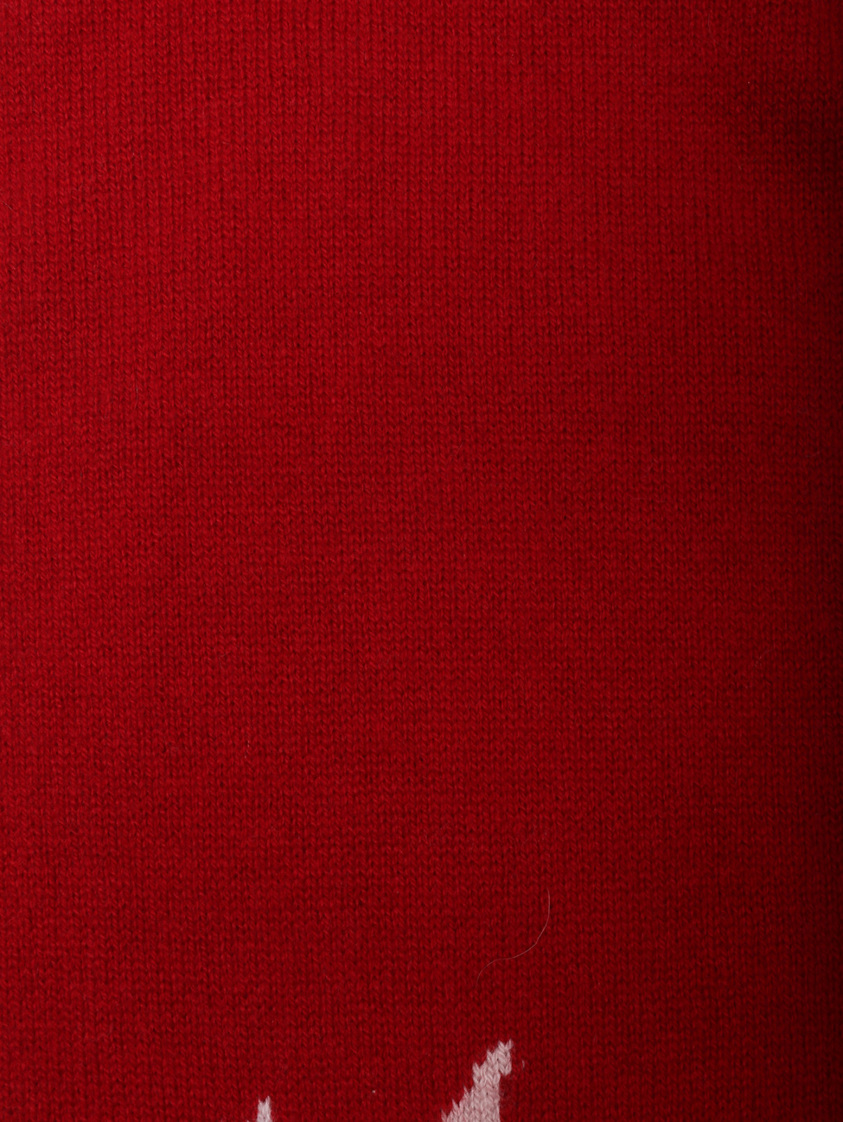 Шарф из кашемира с узором Weekend Max Mara  –  Деталь  – Цвет:  Красный