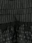 Юбка-мини из шерсти и шелка с контрастной отделкой Marthe+Francois Girbaud  –  Деталь