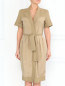 Платье-рубашка с поясом Donna Karan  –  Модель Верх-Низ