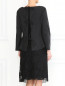 Блуза из шерсти с пайетками и завязками на спине Alberta Ferretti  –  Модель Верх-Низ1
