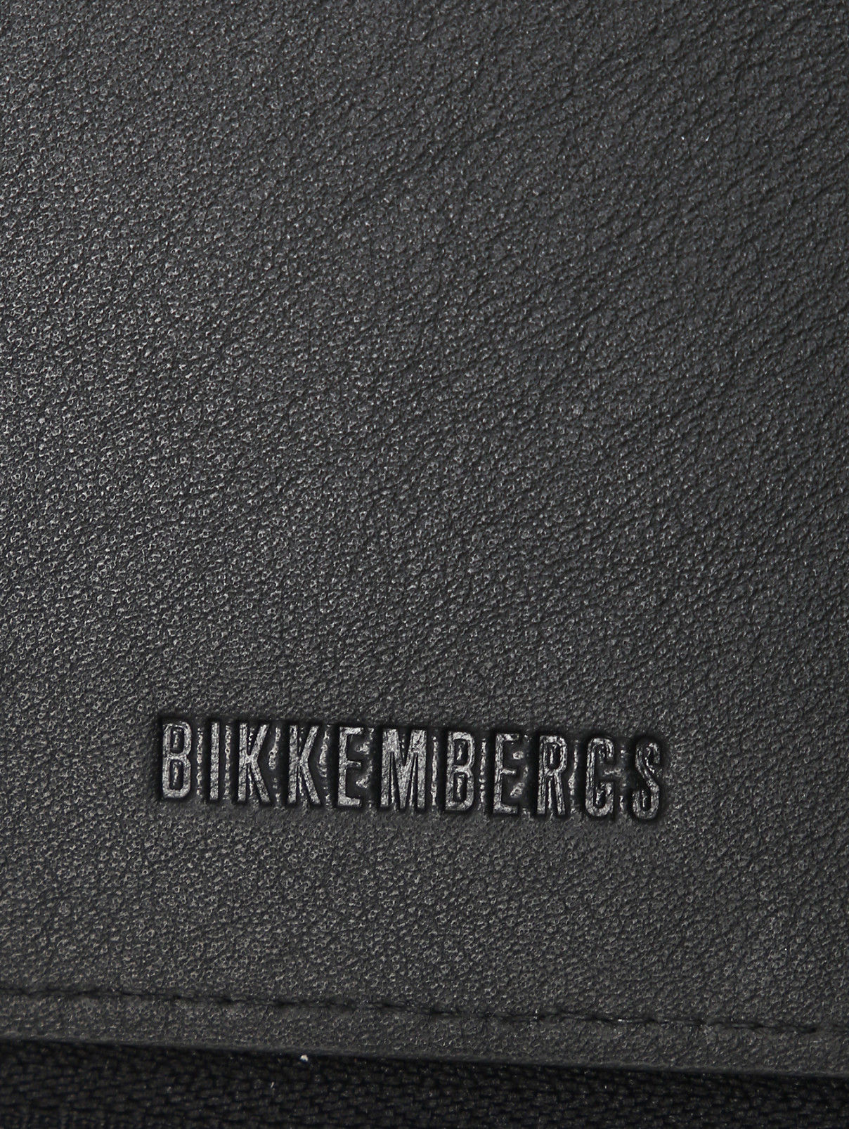 Кошелек из кожи с принтом Bikkembergs  –  Деталь1  – Цвет:  Черный