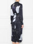 Платье из шелка с цветочным принтом Max Mara  –  МодельВерхНиз1