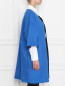 Пальто из замши с накладными карманами Marina Rinaldi  –  МодельВерхНиз2