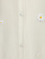 Блуза из шелка с аппликацией Dolce & Gabbana  –  Деталь