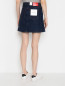 Джинсовая юбка-мини с карманами Calvin Klein  –  МодельВерхНиз1