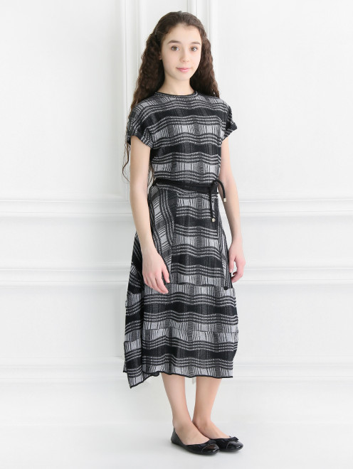 Трикотажное платье из шерсти Val Max - Модель Общий вид