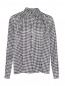 Блуза свободного кроя с узором Moschino Boutique  –  Общий вид