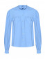 Однотонная блуза с рюшами Moschino Boutique  –  Общий вид