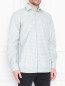 Рубашка из хлопка свободного кроя с узором Eton  –  МодельВерхНиз