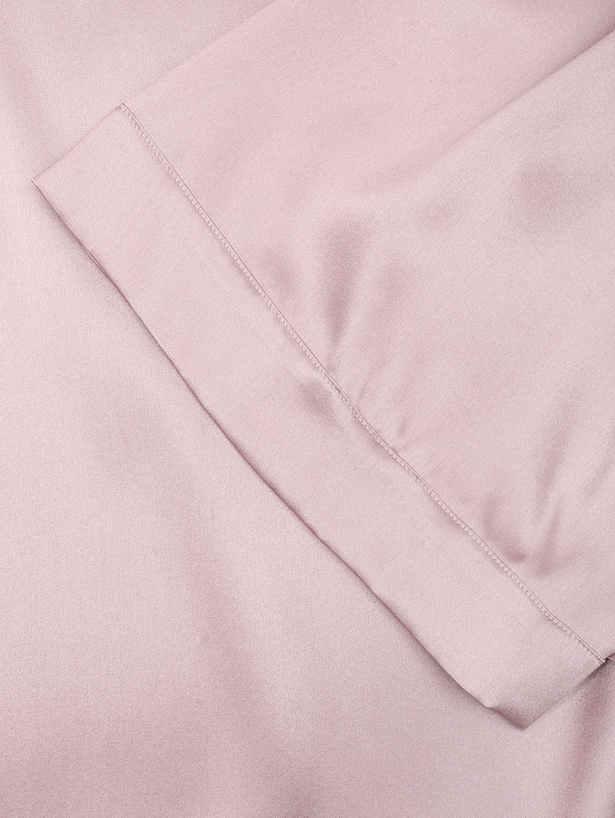 Атласный халат с поясом Exilia  –  Деталь1  – Цвет:  Розовый