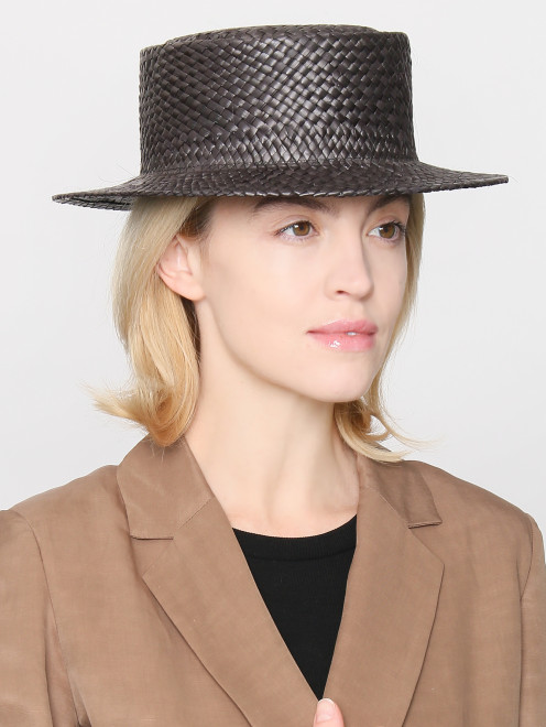 Плетеная шляпа из соломы Max Mara - МодельОбщийВид