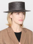 Плетеная шляпа из соломы Max Mara  –  МодельОбщийВид