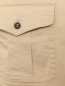 Рубашка из хлопка с металлической фурнитурой Dsquared2  –  Деталь1