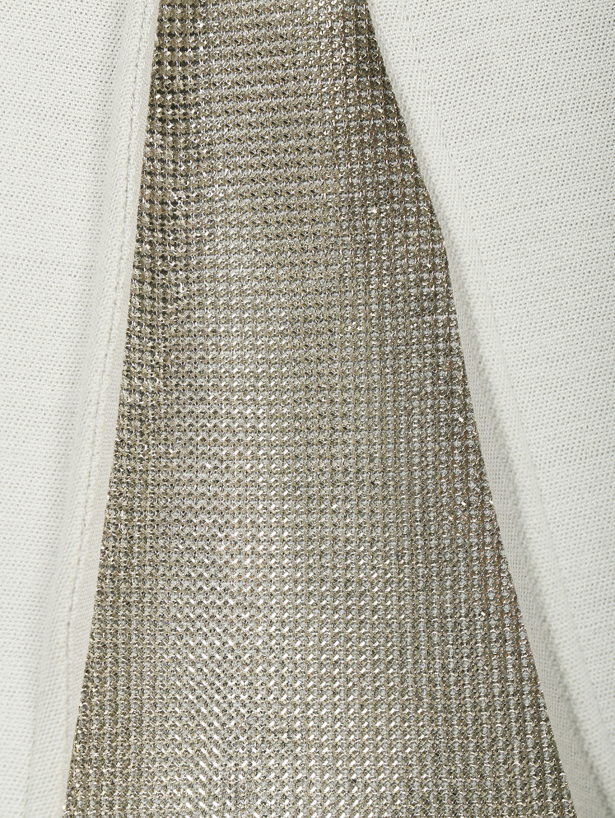Юбка-мини с металлической вставкой Versace 1969  –  Деталь1  – Цвет:  Серый