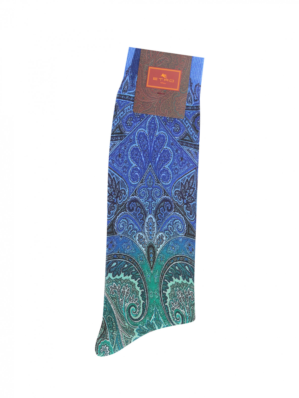 Носки из смешанного хлопка с узором Etro  –  Общий вид  – Цвет:  Узор