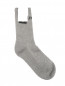 Носки из хлопка с узором Balenciaga  –  Обтравка1
