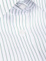 Хлопковая рубашка с узором "полоска" Persona by Marina Rinaldi  –  Деталь