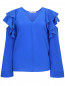 Блуза из шелка с декором Dorothee Schumacher  –  Общий вид