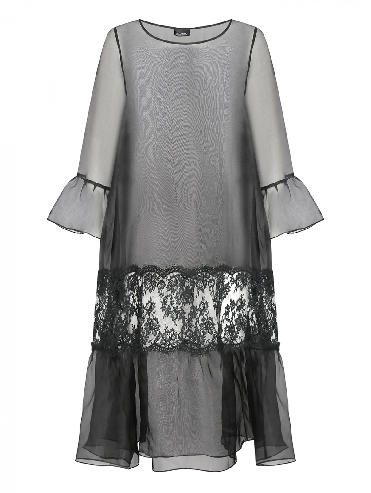 Платье из шелка с декоративной отделкой Ermanno Ermanno Scervino  –  Общий вид