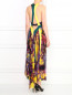 Платье-макси с абстракным узором Jean Paul Gaultier  –  Модель Верх-Низ1